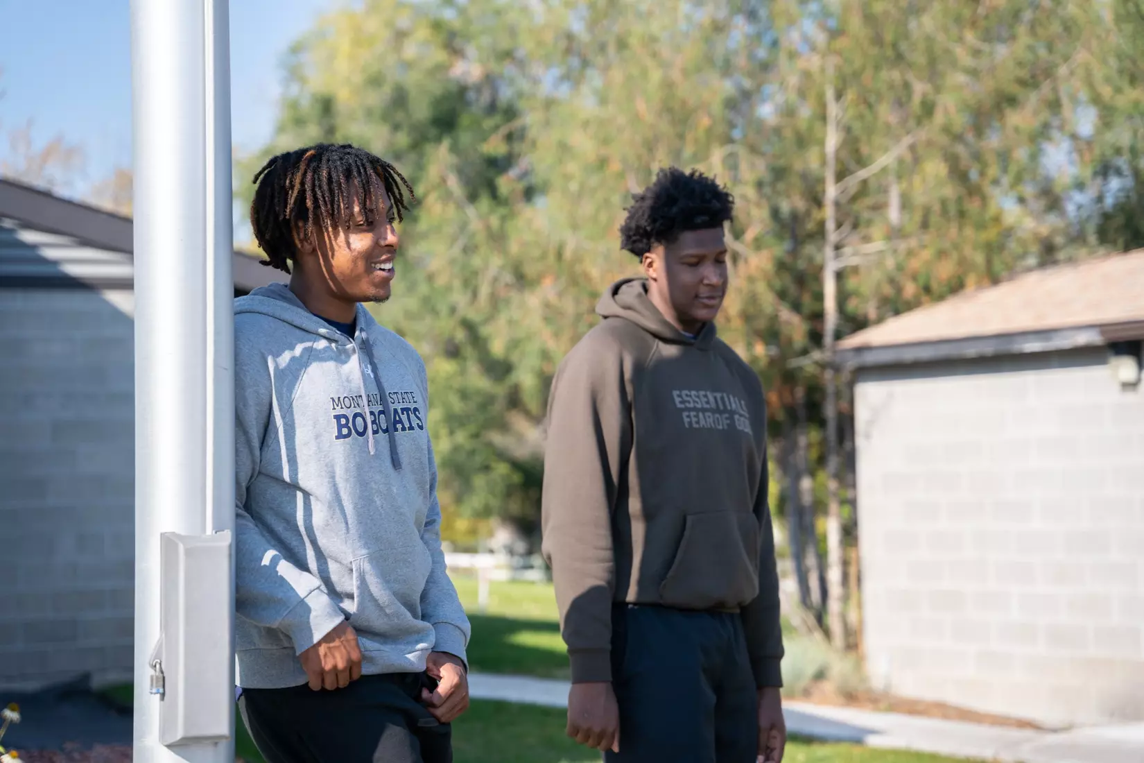 Montana State student-athletes participate in the Bobcats Day of Service on Tuesday, October 8, 2024, at Morning Star Elementary School, Longfellow Elementary School, and the Monforton School.