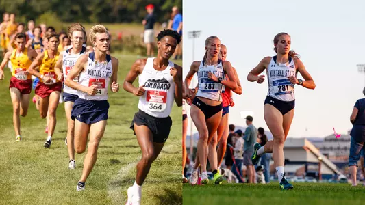 Ben Perrin and Kyla Christopher-Moody_Montana State XC_2024