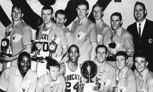 Roger Craft with 1966-67 Bobcats