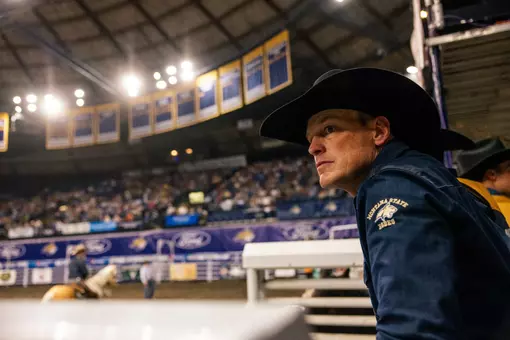 Kyle Whitaker at 2024 MSU Spring Rodeo