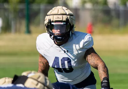 Cole Bullock in camp