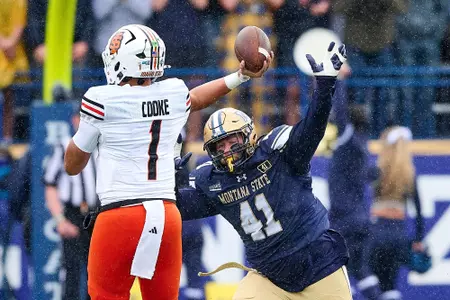 Montana State hosts Idaho State for an NCAA college football game Saturday, Oct. 11, 2025 in Bozeman, Mont. MSU photo by Kelly Gorham
