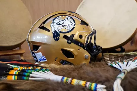 Native American Heritage helmet