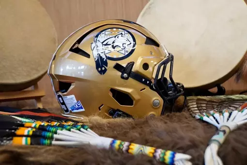 Native American Heritage helmet