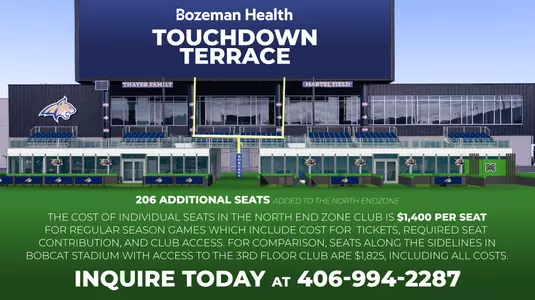 Bozeman Health Touchdown Terrace Graphic
