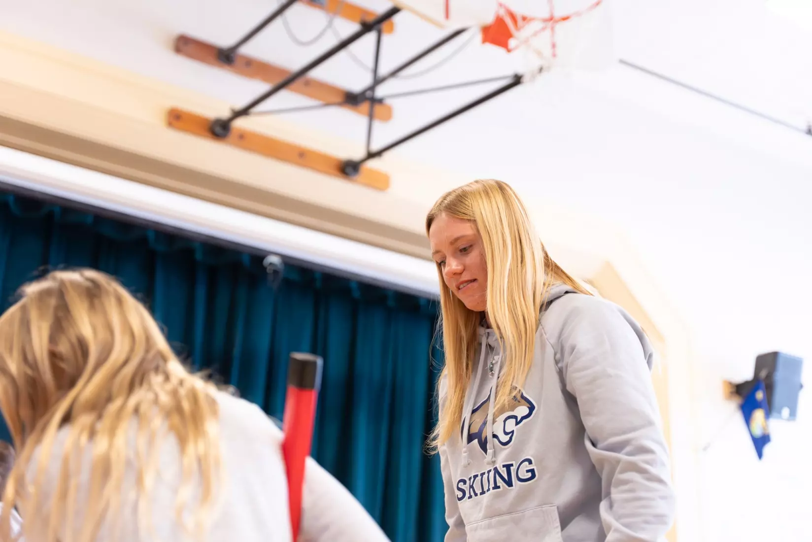 Montana State student-athletes participate in the Spring Bobcats Day in Service at local elementary schools on Wednesday, April 2, 2025 (Photos courtesy Brian Morse)