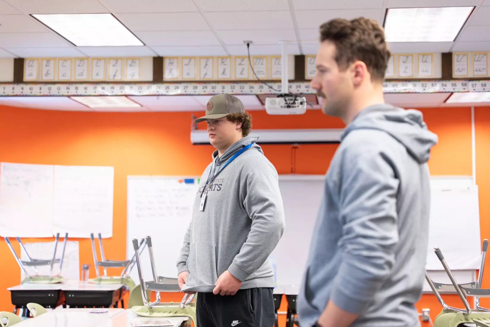 Montana State student-athletes participate in the Spring Bobcats Day in Service at local elementary schools on Wednesday, April 2, 2025 (Photos courtesy Brian Morse)