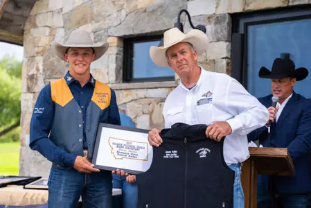 Monte Bailey at sendoff