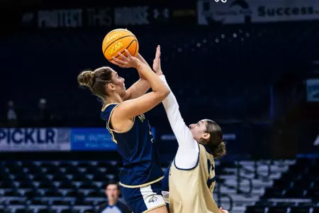 The Montana State women's basketball team had an early opportunity to test their talents at the annual Blue and Gold Scrimmage on Oct. 6, 2026.