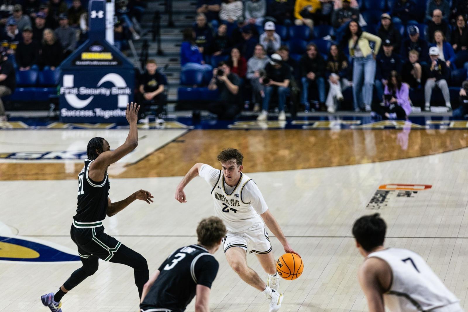 Jed Miller drives vs PSU