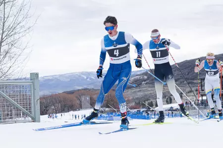 Simon Chappaz at 2026 NCAA Ski Championships 20K FS (photo by Paddy Mahar)