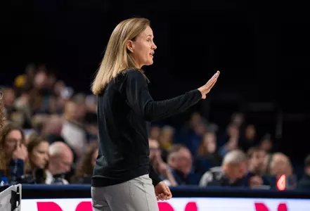 MSU Coach Tricia Binford vs. San Francisco