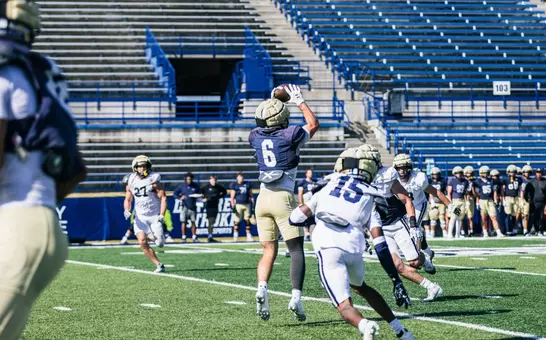 Parker Mady with scrimmage catch