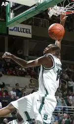 Alan Anderson and the Spartans begin the 2004-05 season on Friday night with "Hometown Hoops."