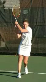 Sophomore Sarah Andrews and the Spartans wrap up play Sunday (Oct. 17) at the Eck Classic.