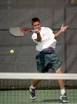 Junior Mike Brown went to a third-set tiebreaker but fell during the final day of the Wolverine Invitational.
