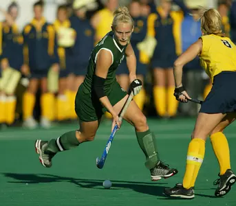Goudswaard established an all-time high for Michigan State field hockey, scoring 31 goals thus far in 2004.