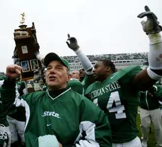 Michigan State will attempt to retain the Land-Grant Trophy when it travels to Penn State Saturday.