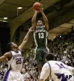 Maurice Ager, who recorded 20 points and nine rebounds vs. Florida A&M, and the Spartans host UW-Green Bay on Tuesday night.