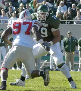 Offensive tackle Sean Poole, a first-team All-Big Ten selection by the media, has graded out 90 percent or better in seven games in 2004.