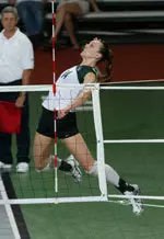 Senior Kim Schram finishes her career at MSU among the top three all-time kills leaders.