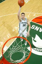 Goran Suton is enjoying his first months at Michigan State.