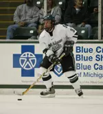 Sophomore defenseman Chris Snavely has skated in 17 goals with four points this season.