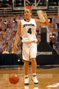 Kristin Haynie and the No. 11 Spartans shoot for their fifth straight win Sunday in the Breslin Center.