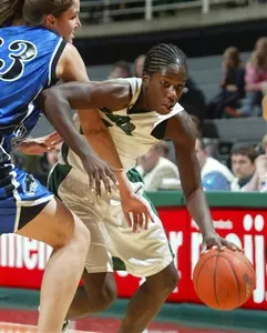 Victoria Lucas-Perry had career highs of 15 points and seven assists in MSU's 85-45 win over Eastern Illinois.