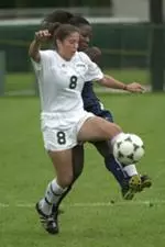 Junior Erin Konheim scored her first goal of the season in Tuesday's 2-0 win over Detroit.