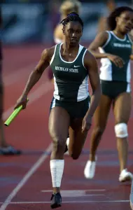 Senior Naomi Williams and the Spartan women's track and field team open the 2005 season Saturday at Central Michigan.