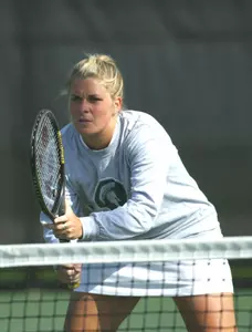 Senior Keri Thompson looks to lead the Spartans to their first victory of the 2005 season.