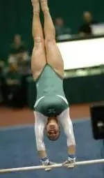 Sophomore Kristen Coleman took second in the all-around at Arizona Friday.