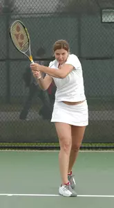 Shelley Brady was only one game shy of a perfect singles performance at No. 4.