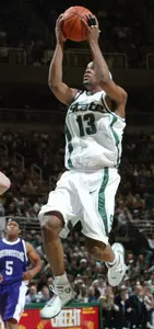 Maurice Ager pours in 18 points against Northwestern.