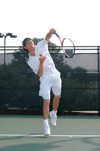 Freshman Scott Rasmussen competed in the qualifying draw at the Big Ten Indoors today.