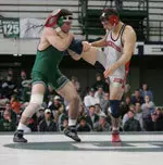 Joe Williams went 2-0 on Saturday and is one of nine Spartans in the semifinals.