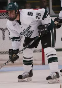 Sophomore forward Jim McKenzie scored his fourth goal in as many games in Michigan State's 3-2 loss to Ohio State Tuesday night.