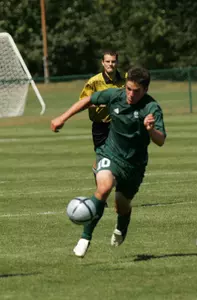 Redshirt freshman Doug DeMartin netted his fifth goal of the season against Wisconsin last Sunday.