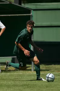 Freshman attacker Zac Scaffidi has made an impact offensively this season for the Green and White.