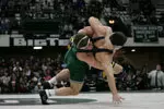 Jeff Clemens was one of four Spartan grapplers to notch his first dual-meet win of the season on Saturday.
