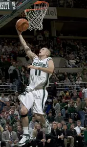 Drew Neitzel and the Spartans play at Wisconsin-Green Bay on Wednesday night.