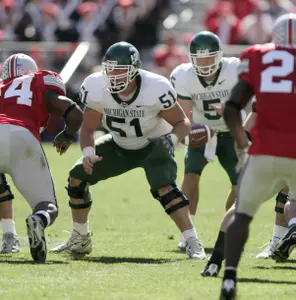 Chris Morris, who started 36-consecutive games at center for the Spartans, has been named second-team Academic All-American.