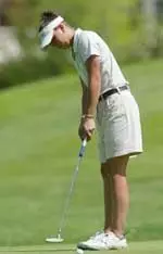 Junior Dayna Burleigh is tied for 19th with a 152 after two rounds of the SunTrust Gator Invitational.
