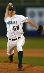Junior Jeff Gerbe recorded six strikeouts in MSU's 9-8 victory over Central Michigan at Lansing's Oldsmobile Park.