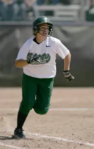 Sophomore Nicole Mercado paced the MSU offense with a 3-for-3 combined effort vs. Michigan Sunday.