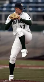 Red-shirt junior Tim Day recorded a season-best eight strikeouts in MSU's 7-6 home loss to Penn State on Friday.