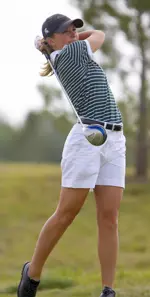 Freshman Sara Brown shot an opening-round 71 and sits tied for third at the 2005 NCAA Championships.