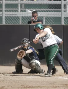 Caitlin Mahoney recorded a .288 batting average while throwing out six runners behind the plate in 2005.