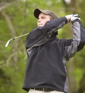 Sophomore Matt Harmon and the Spartans were still on the course at the NCAA Central Regional when play was suspended due to darkness.